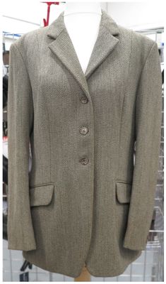 Ladies 40" Mears,  Keepers Tweed Hacking Jacket