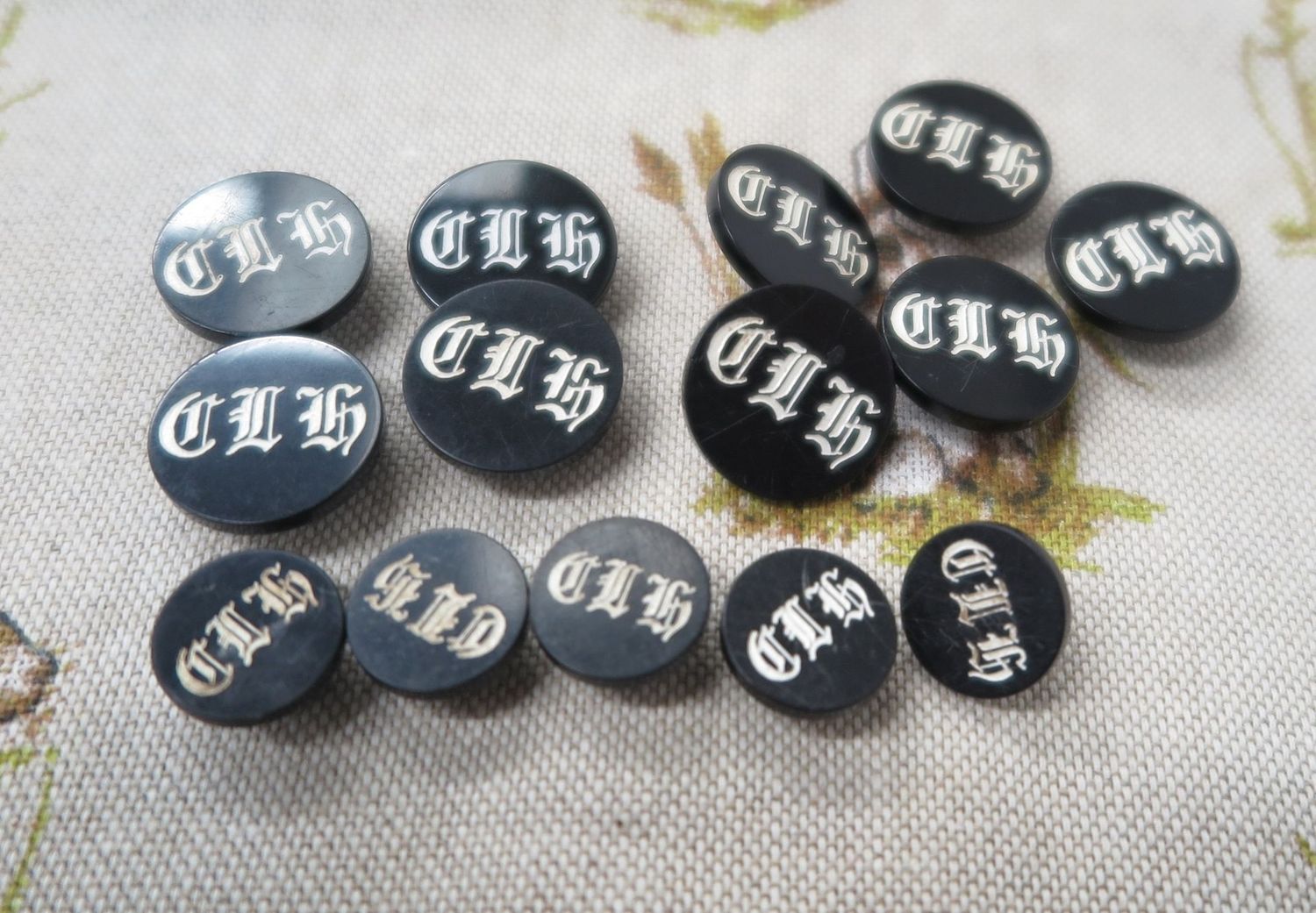 Chidingfold & Leconfield Hunt Buttons (14)