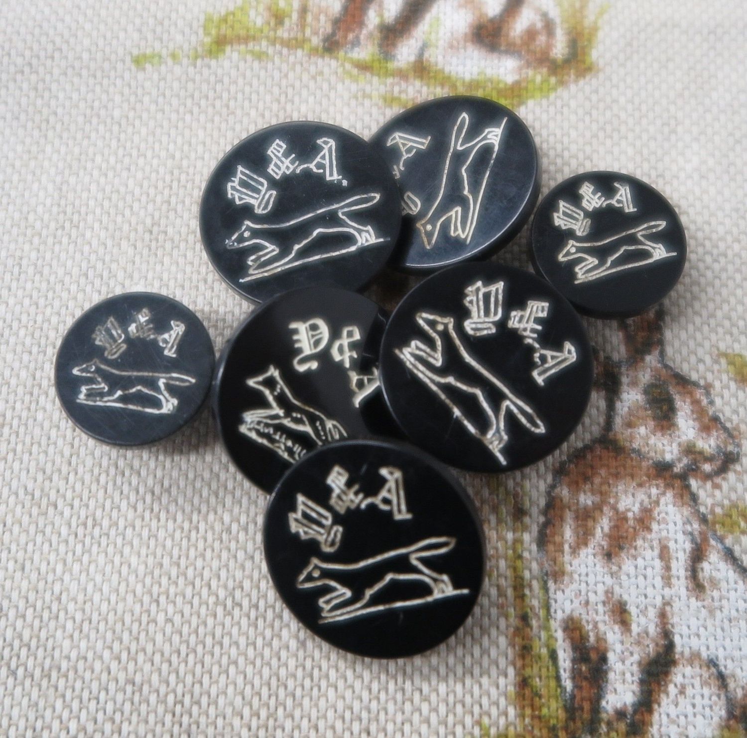 York & Ainsty Hunt Buttons (6)