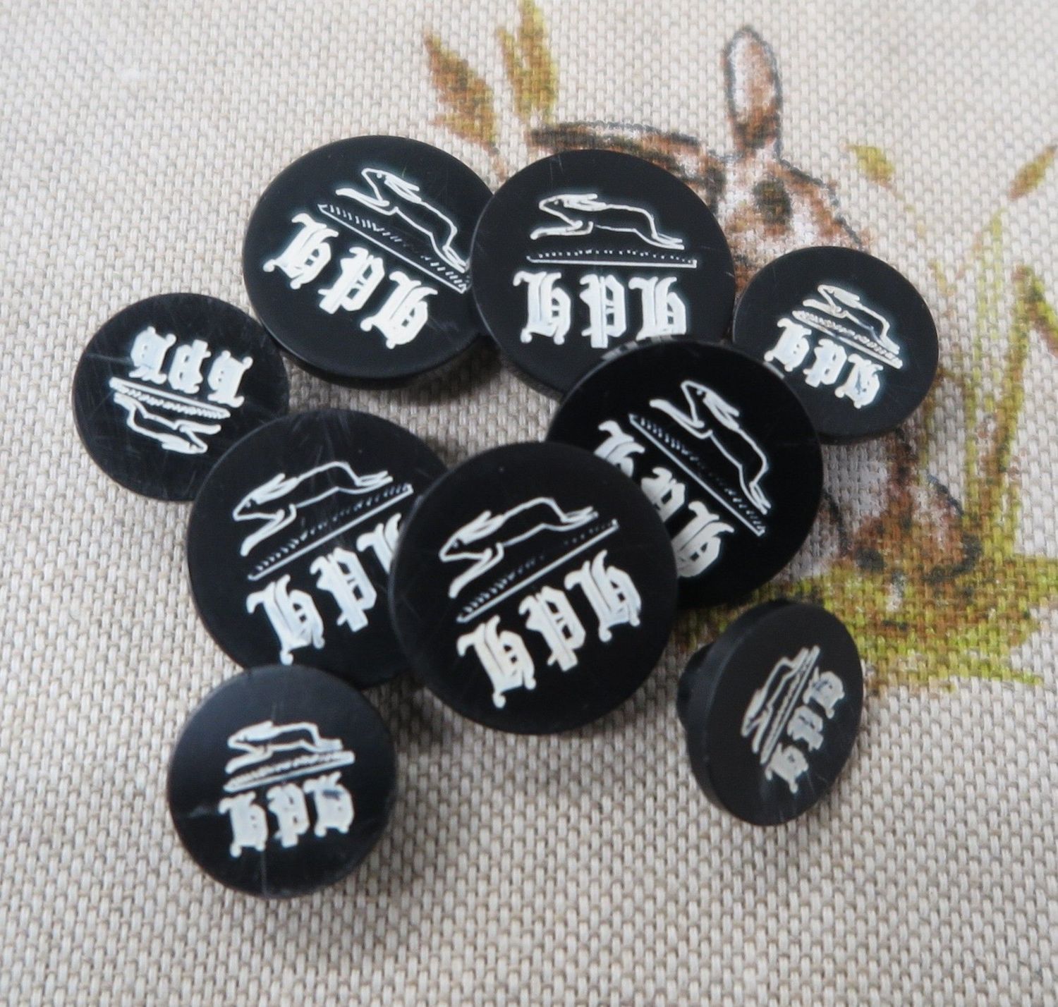 High Peak Harriers Hunt Buttons (9)
