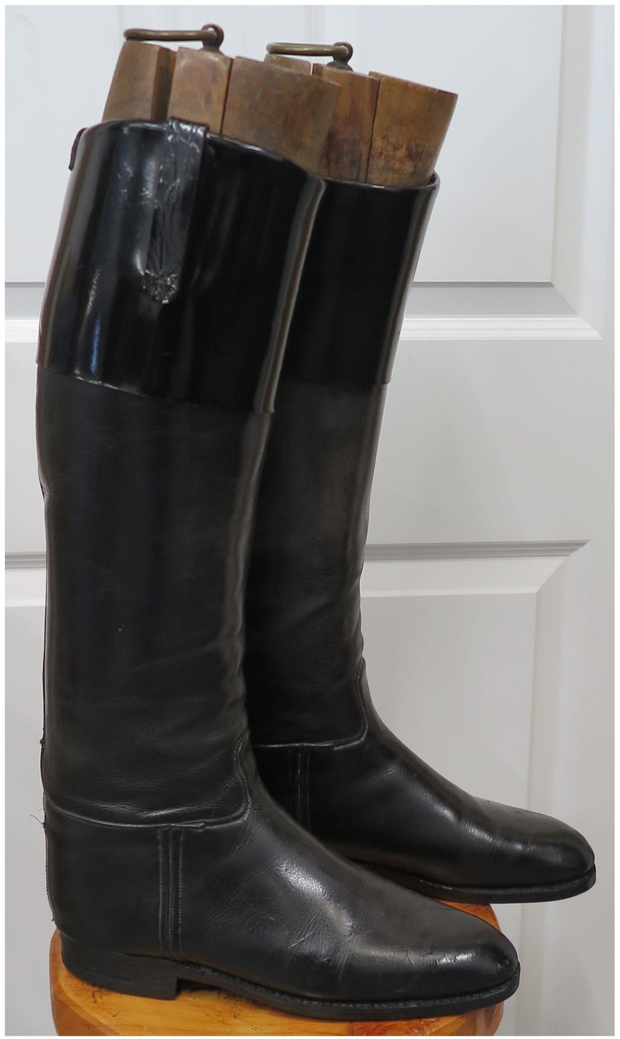 Size 11, Black Leather Boots