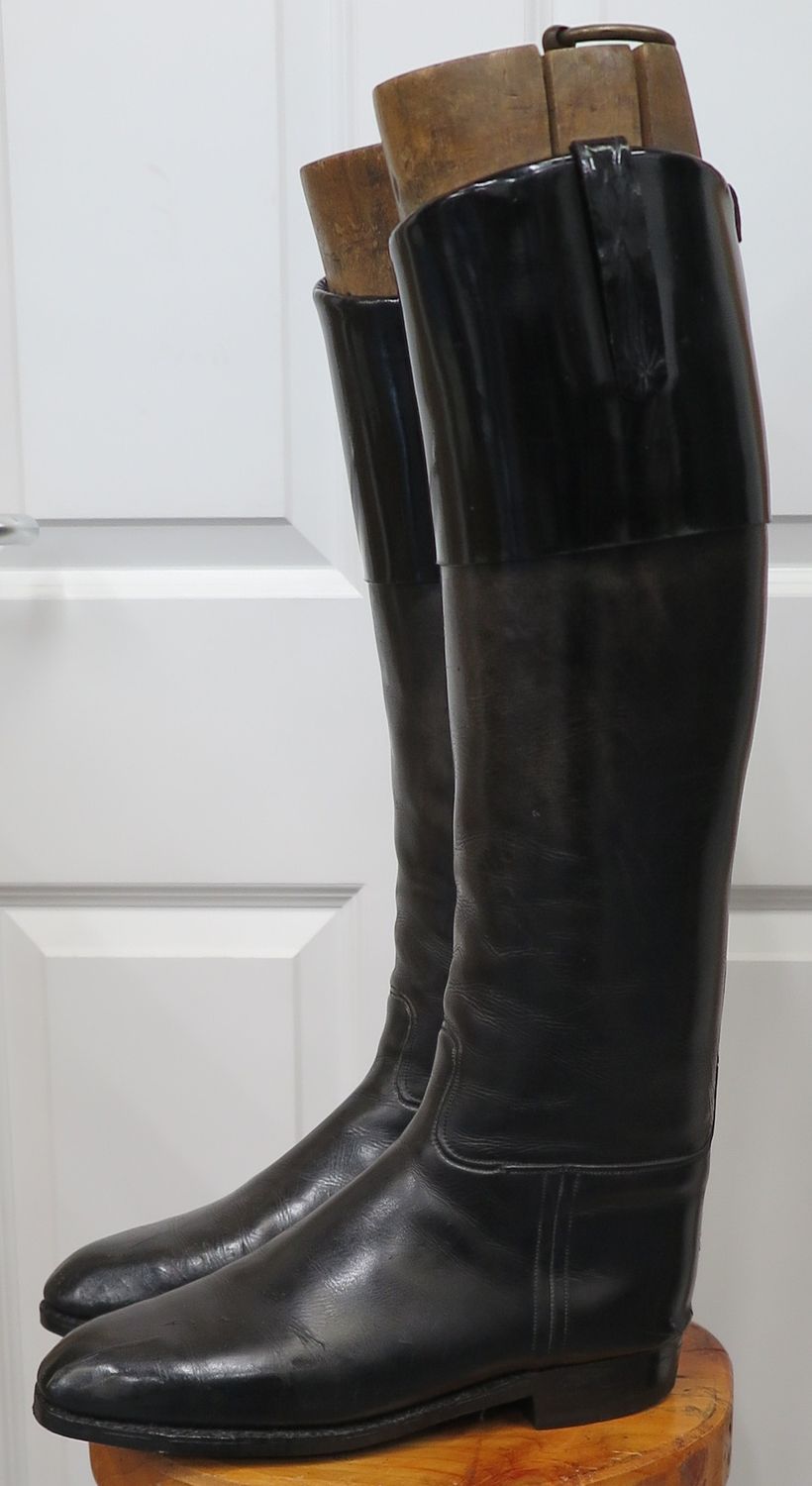 Size 11, Black Leather Boots