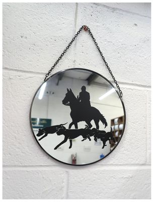 Hunting Scene Mirror Hunting Scene Mirror