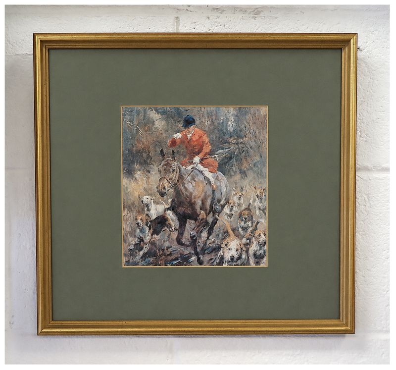 Framed Hunting Print