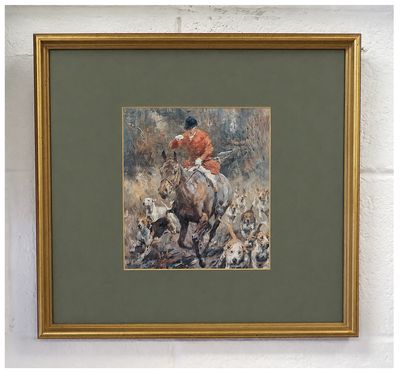 Framed Hunting Print Framed Hunting Print