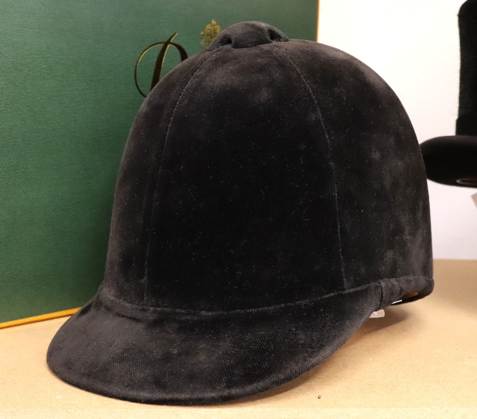 57cm Patey, Black Hunt Cap