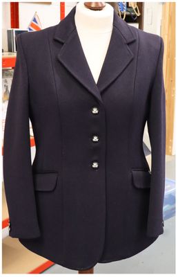 Ladies 40" Alexander James,  Navy Hunt Coat