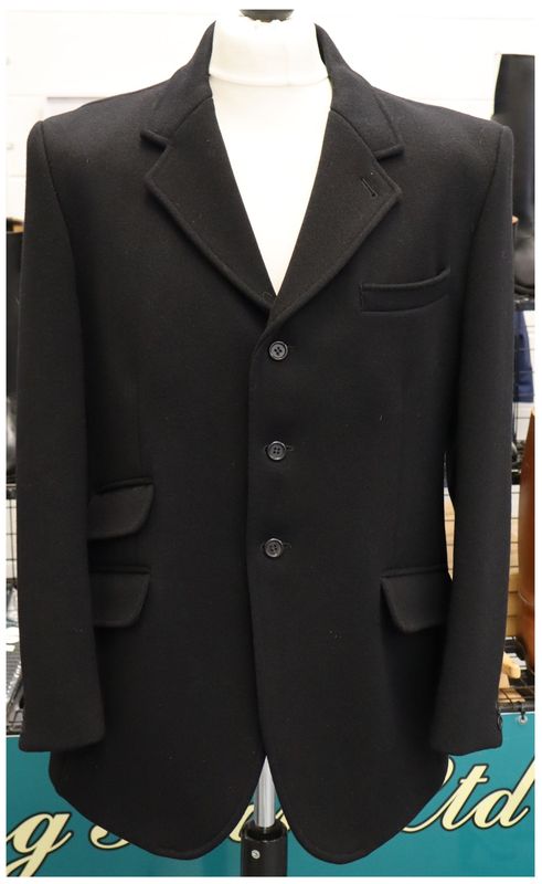 Gents 42 Gents 42" Alexander James, Black Hunt Coat