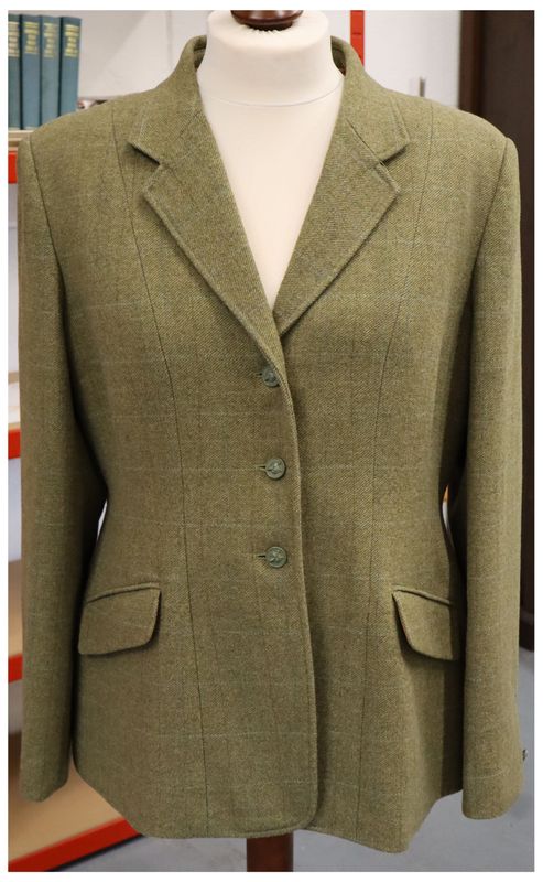 Ladies 44 Ladies 44", Checked Tweed Hacking Jacket