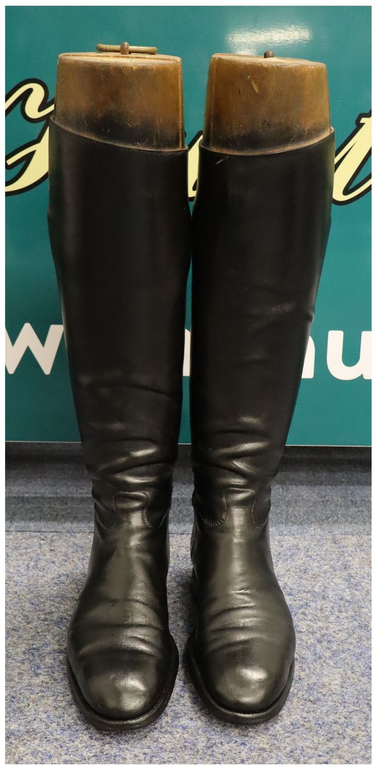 Size 7 Maxwell, Black Leather Boots