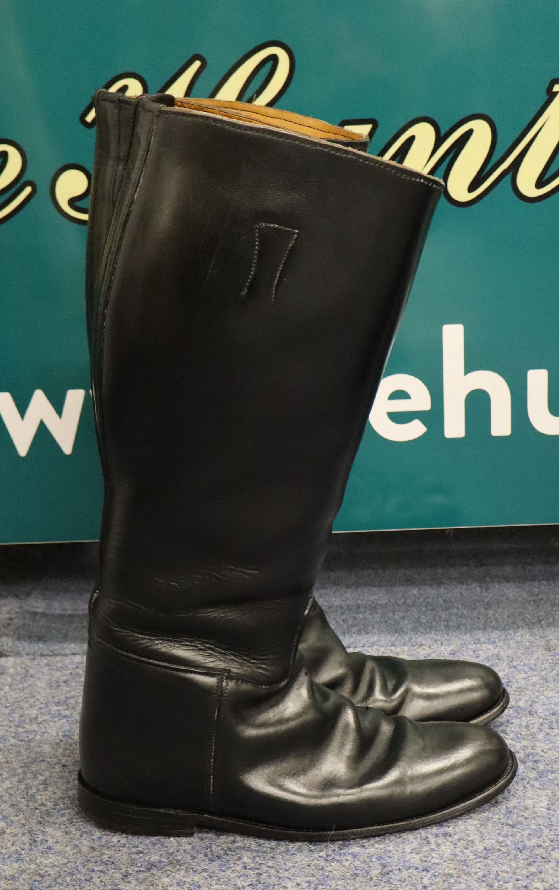 Size 11 Regent, Black Leather Boots