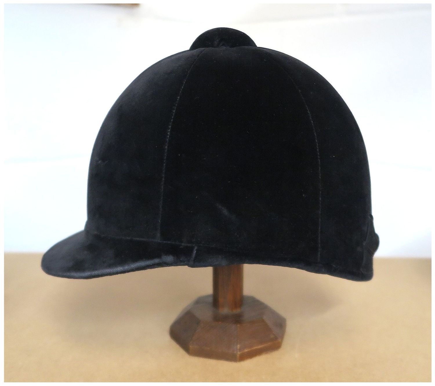 56cm Lock & Co, Black Hunt Cap