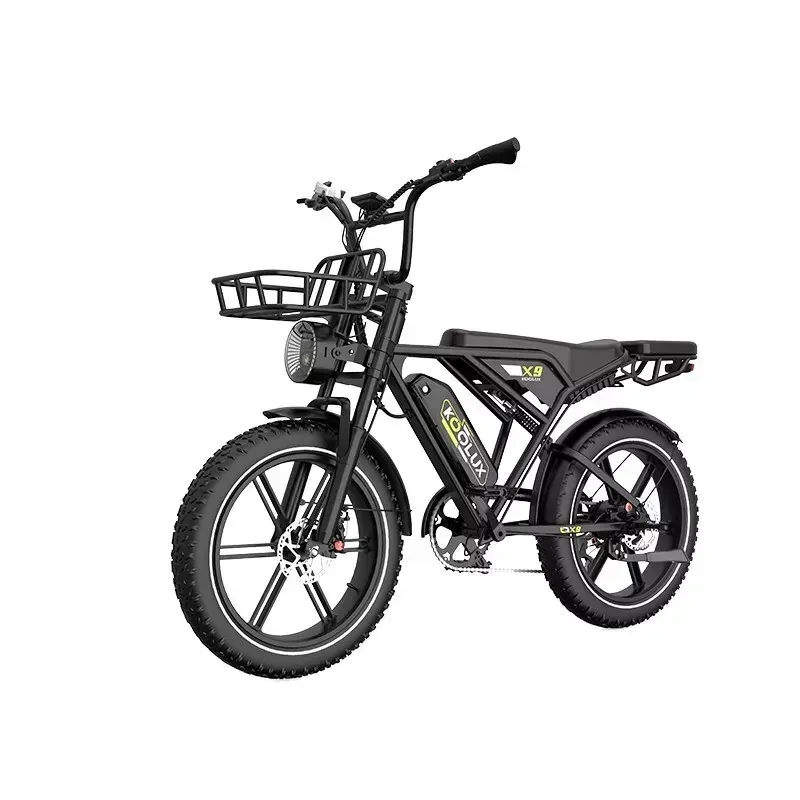 X9 E-BIKE – FAT BIKE ELETTRICA 750W 48V 15.6AH, RUOTE 20X4.0”, AUTONOMIA 80KM