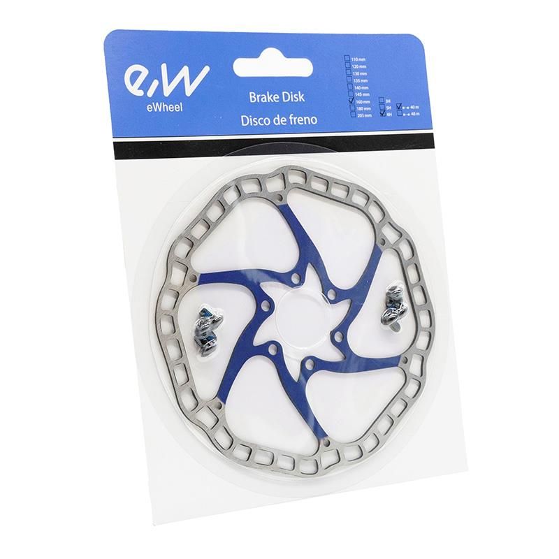 Disco freno EWD001 140mm 6H argento