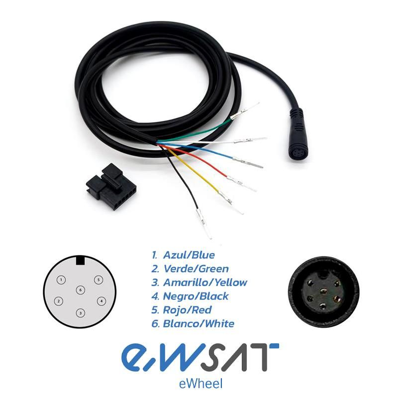 Cavo bus display/controllo Impermeabile 8mm a SM - 1/1 1,45M