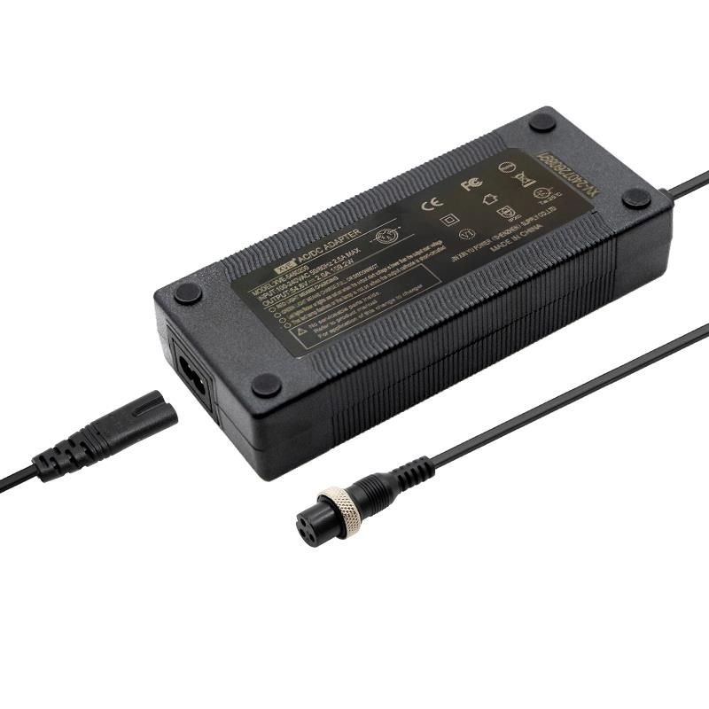 Caricatore premium 48 V (output 54.6V) 2A GX16 Connettore [EWHEEL]