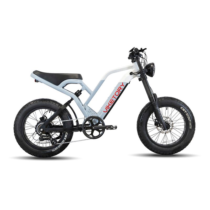NAVY ebike FATBIKE Blu navy/Bianco