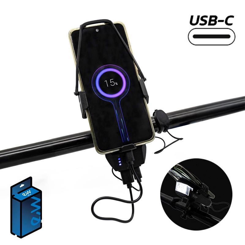 Supporto per smartphone EWS009 con powerbank e luce