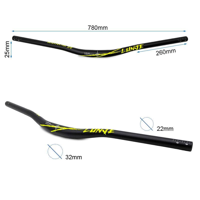 Manubrio da 780mm con elevazione 25mm multicolore 3