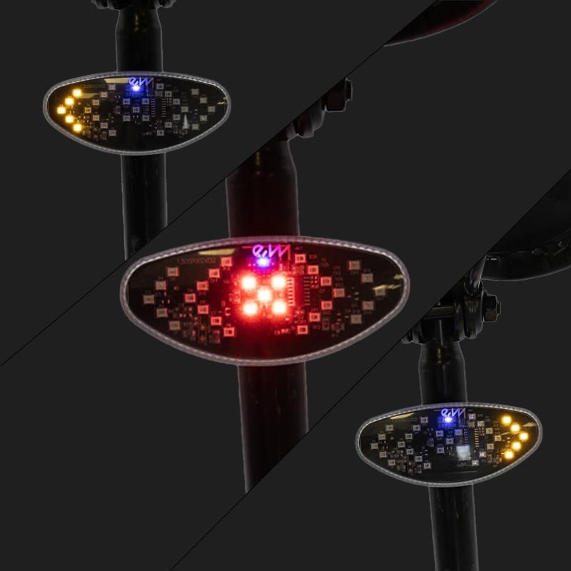 Indicatori di direzione posteriori ricaricabili con bluetooth EWI001