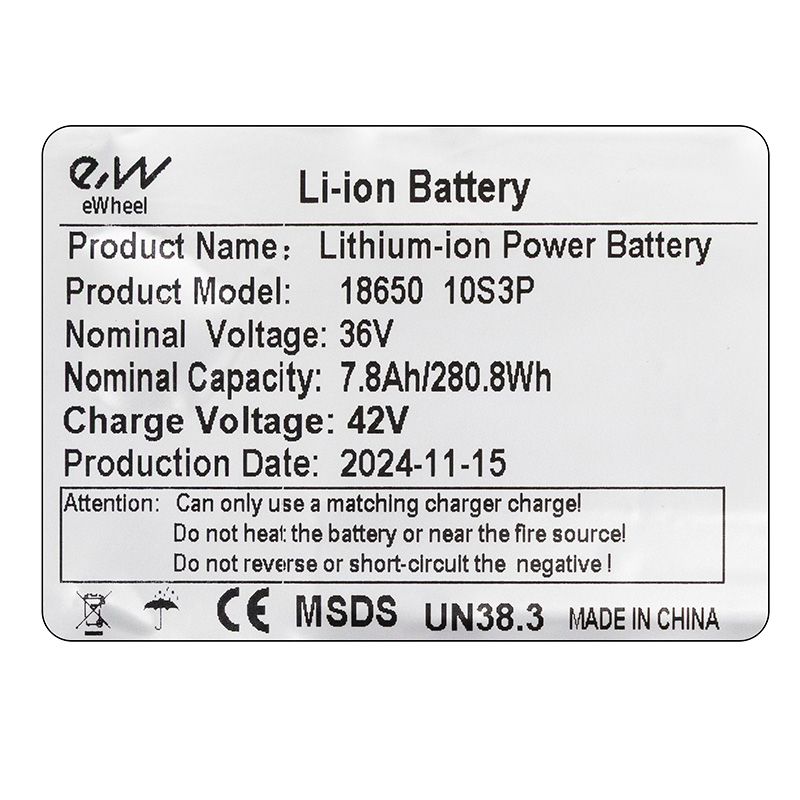 36v 7.8 A/H batteria per Xiaomi M365/1S/Essential/MI3 [EWHEEL]