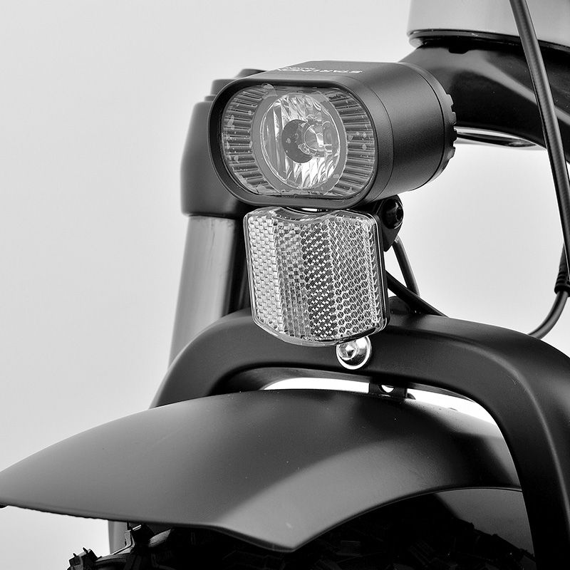 E-Bike fatbike pieghevole Arancione/Grigio BRAVE