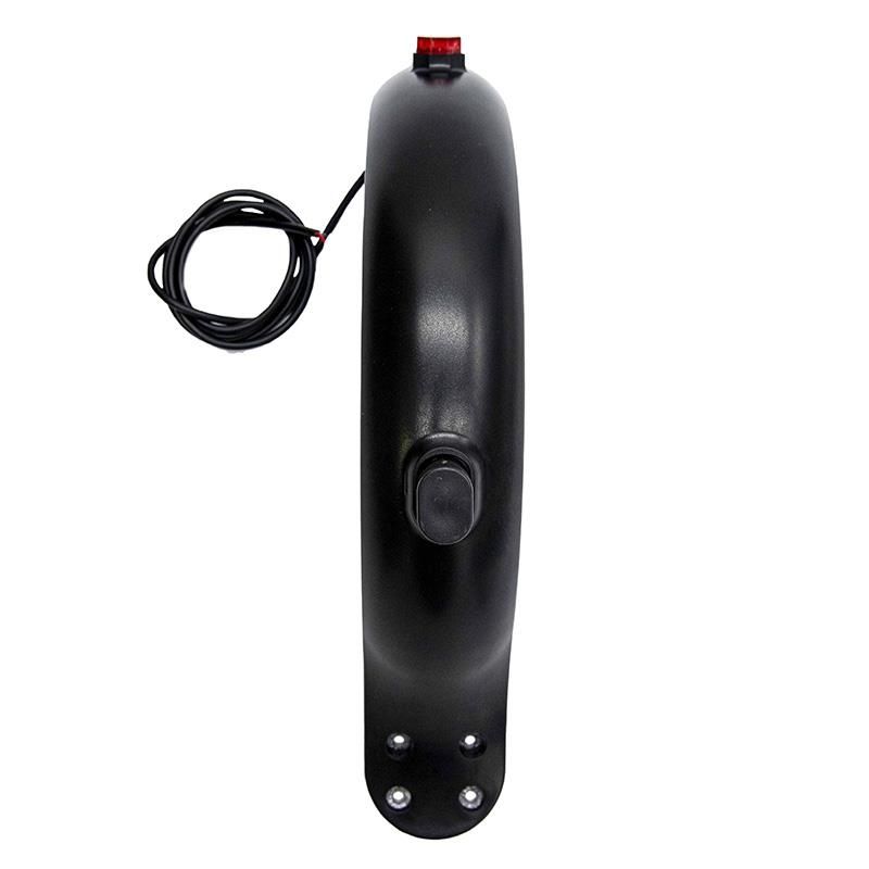 Parafango posteriore nero GB5 con luce - 4 viti