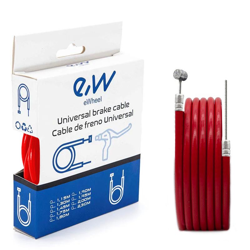 Guaina e cavo freno nera e cavo 1,80m