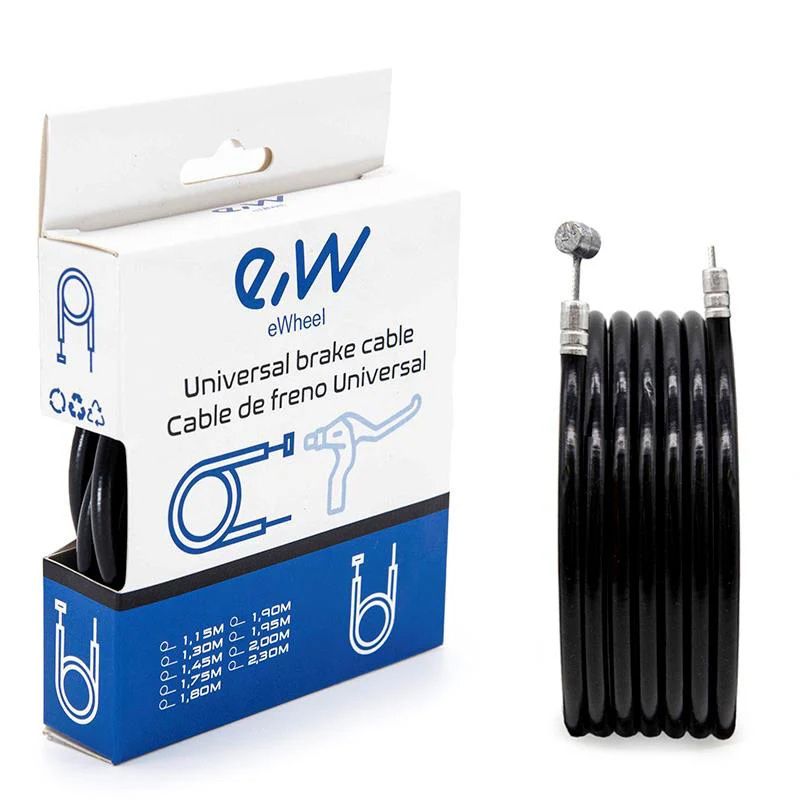 Guaina e cavo freno nera e cavo 1,80m