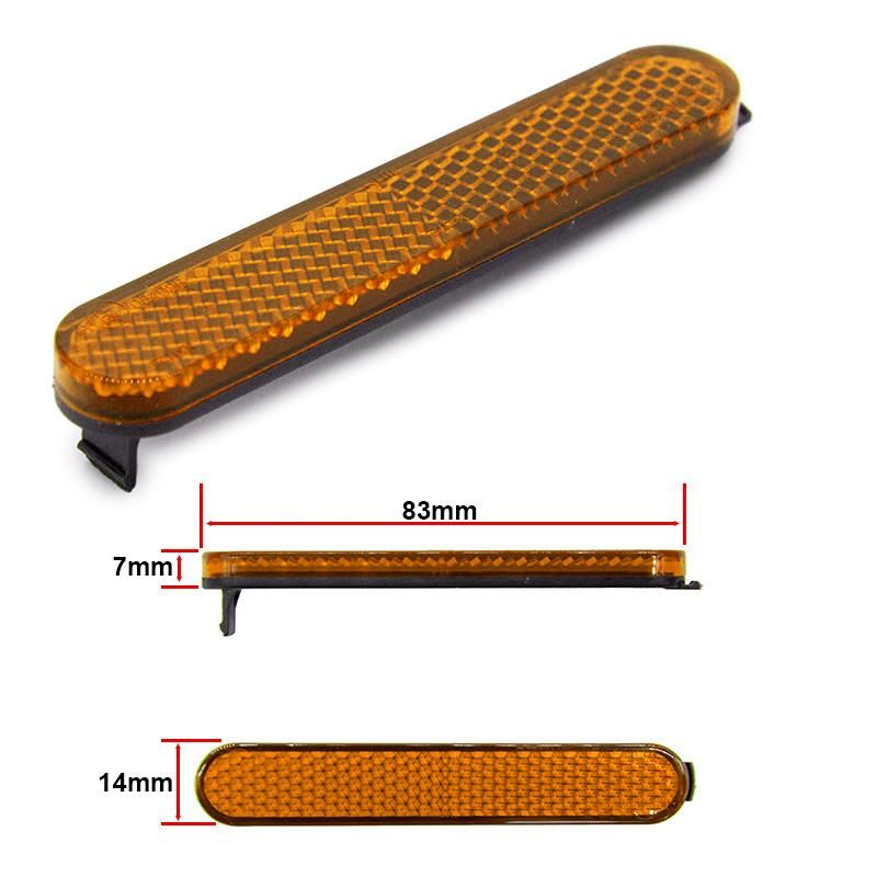 Catadiottro giallo Xiaomi retrò - Catadiottro - Confezione 20