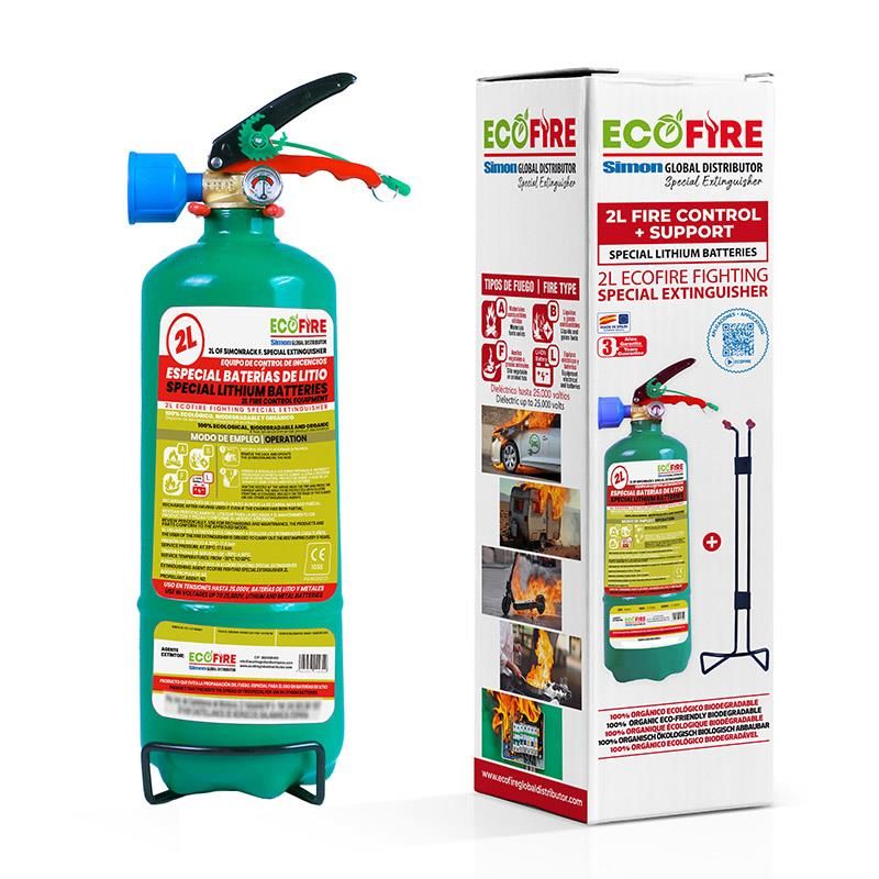 Estintore dielettrico per batterie