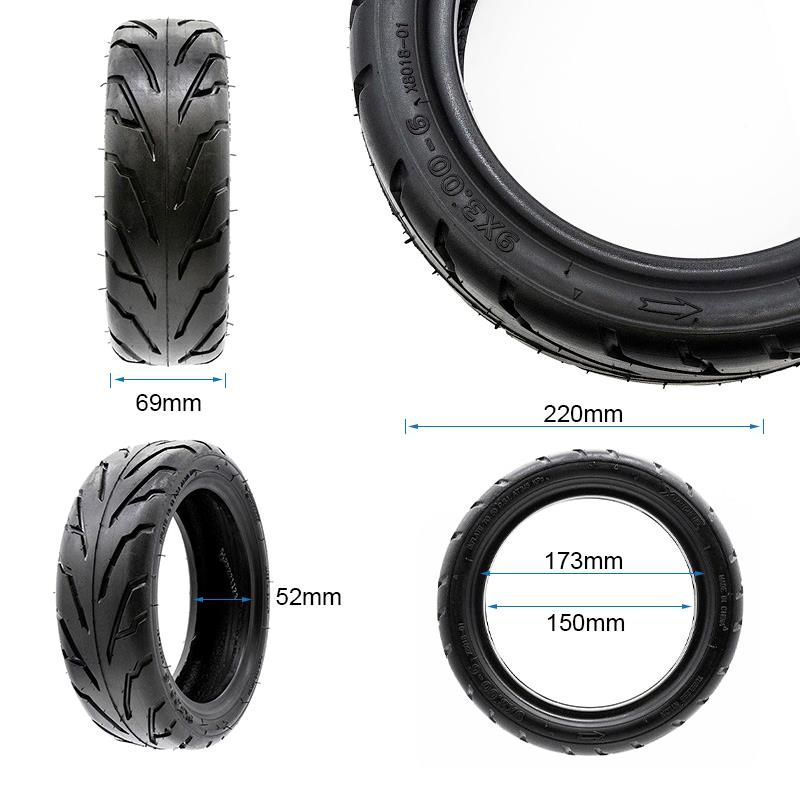 Pneumatico tubeless Cityroad 9x3-6 [Xuancheng]