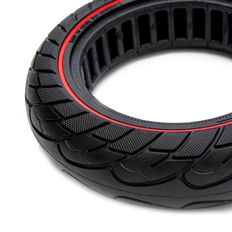 Ruota solida ultraleggera 10x2.5 - 6.1 / B44 linea rossa [Nedong]