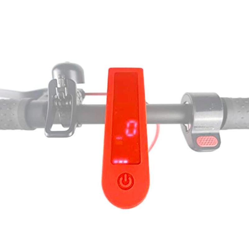 Protettore in silicone impermeabile rosso per display dritto