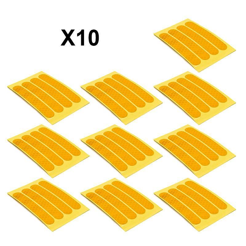 Adesivo riflettente giallo per Max G30