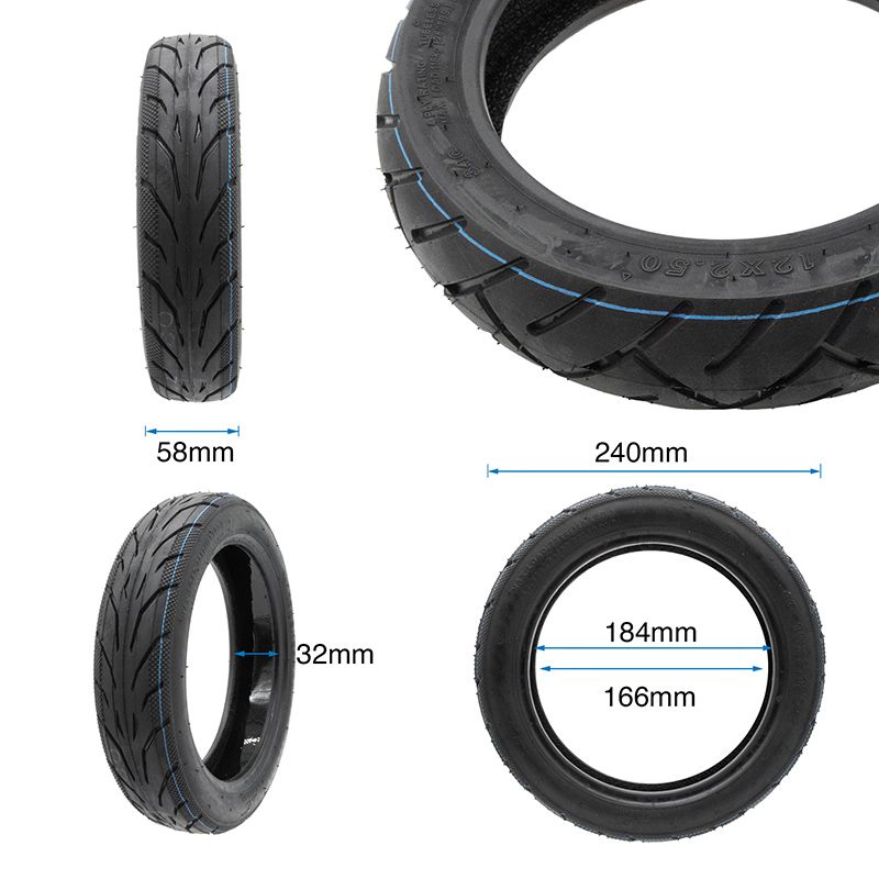 Pneumatico tubeless 10x2,125-6,5 con GEL [Yuanxing]