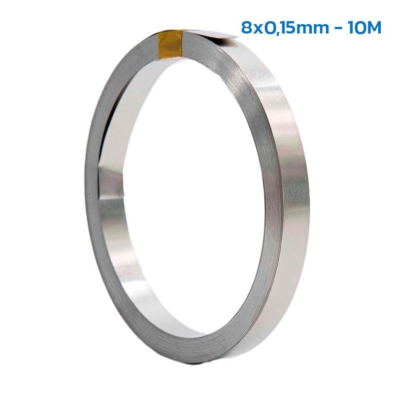 Nickel (acciaio al nichel) 8x0.2mm - 10m