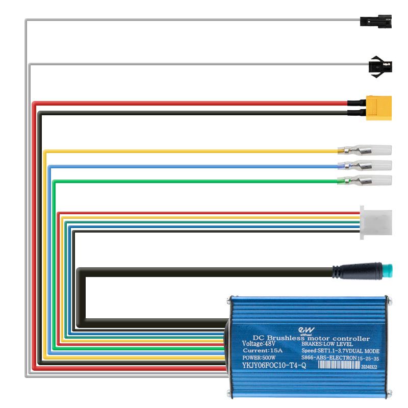 48V 15A 500W-A 15-25-35 km/h sbloccabile - Smartgyro non omologato Crossover [Ewheel]