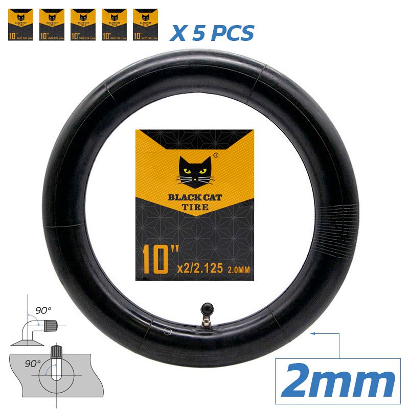 Fotocamera premium spessore 2,0 mm 10x2/2,125 valvola 90x90 gradi [Black cat]