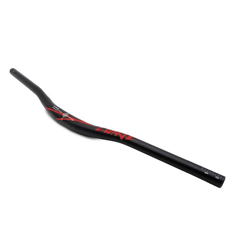 Manubrio da 720mm con elevazione 25mm blu-nero