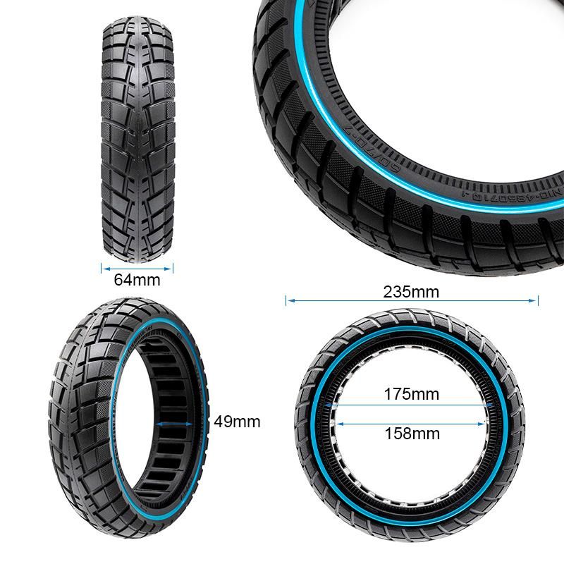 Ruota piena ultraleggera off-road 60/70-7/B50 - linea blu [Ewheel]