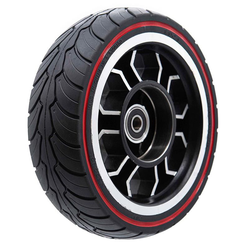 Ruota solida ultraleggera 8x2.5 - 6.1 / B58 - Linea Blu (valida per Dualtron Mini) [Ewheel]