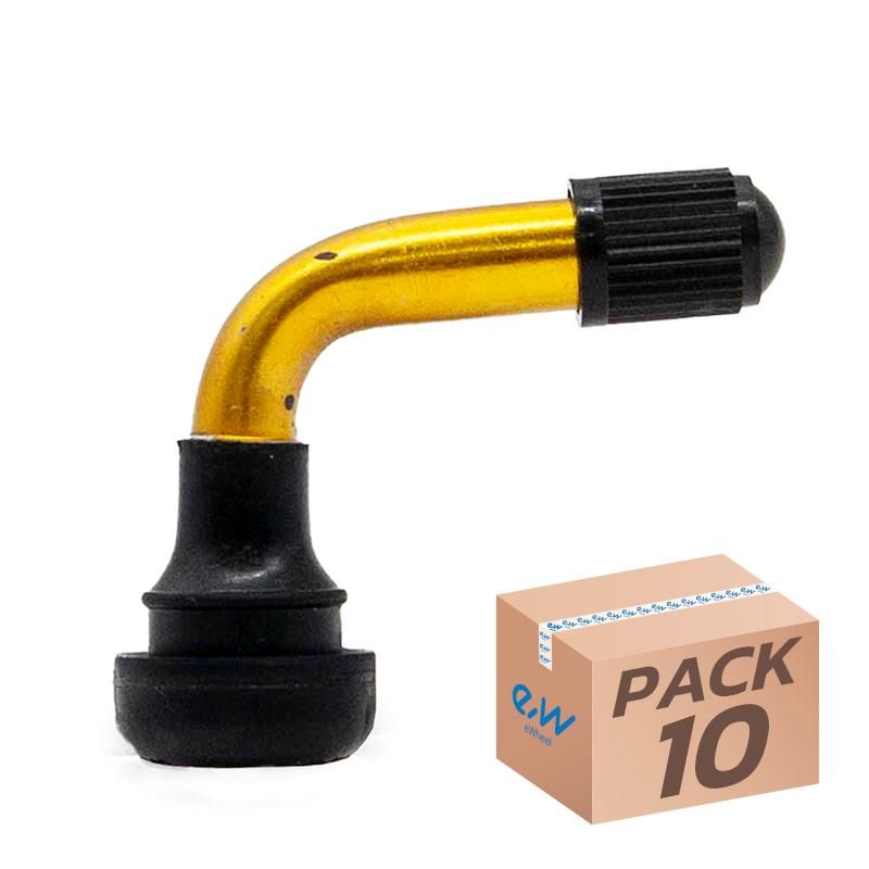 Valvola tubeless curva 90° - PVR 40 - 10 pezzi