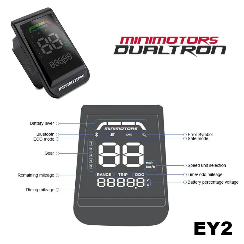Schermo display EY2 per Dualtron POP [Minimotors]