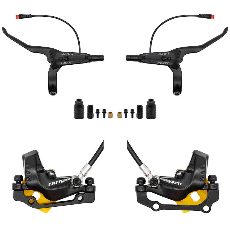 Kit freno idraulico nero Y5 Anteriore R posteriore L [NUTT]