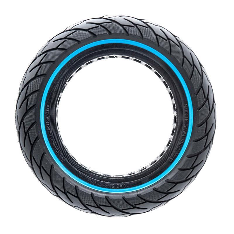 Ruota piena ultraleggera 10x2.5/B34mm - linea nera [Ewheel] - Negro/azul