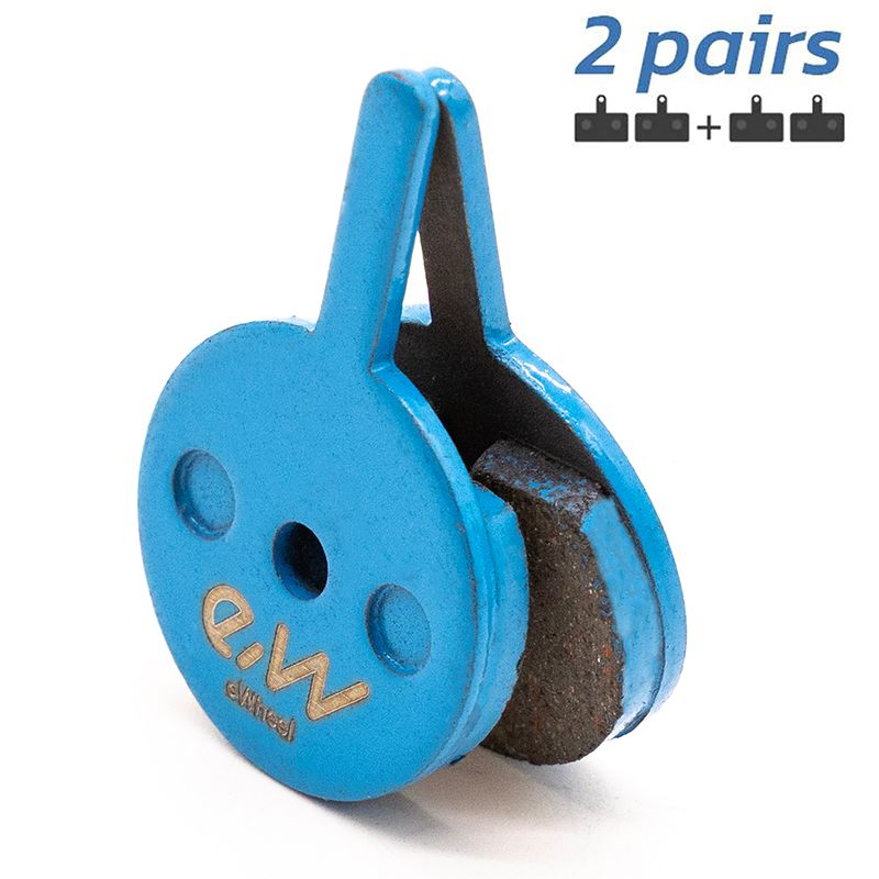 Pastiglia freno CT007-R  tonda in resina con aletta [RAMBOMIL] - 2 unità