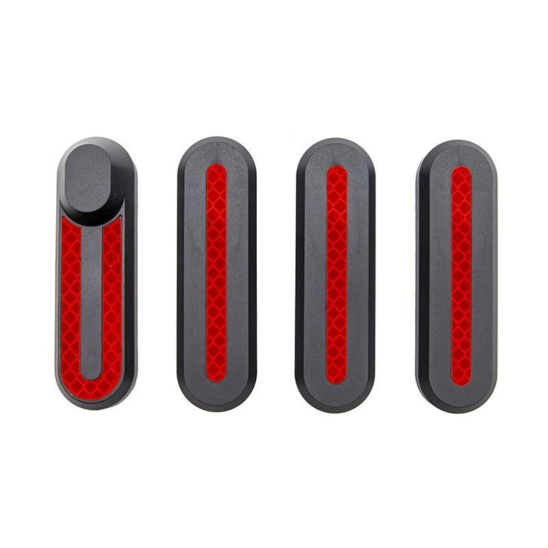 Catadiottro nero con catarifrangente adesivo per Xiaomi - Nero