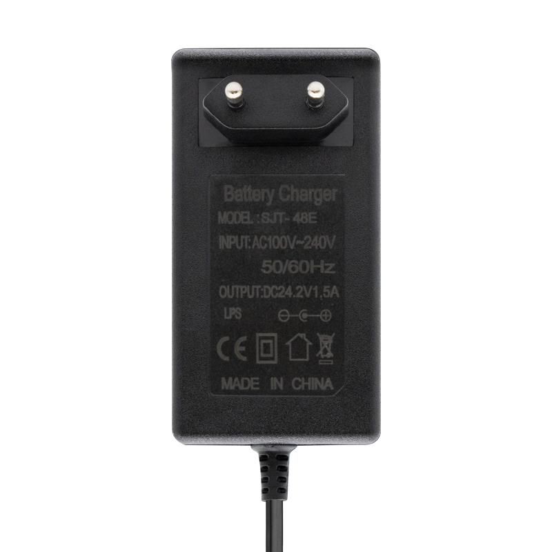 Caricatore 48V (uscita 54,6v) connettore 3A DC 5.5x2,1 mm