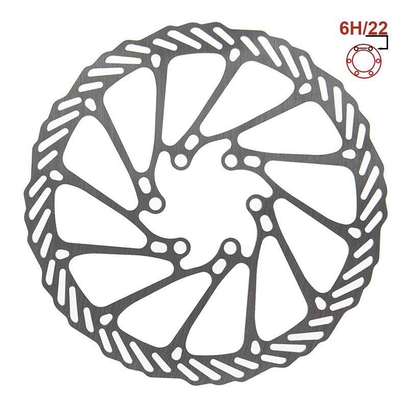 Disco freno 160mm 6H argento - Plata